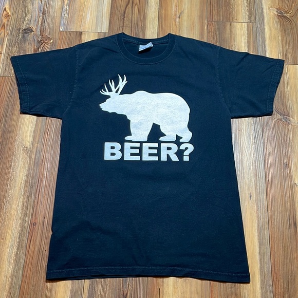 Loggers Beer Shirt Medium Taphouse Roseburg Oregon Black Logging Truck T-shirt - Picture 1 of 6